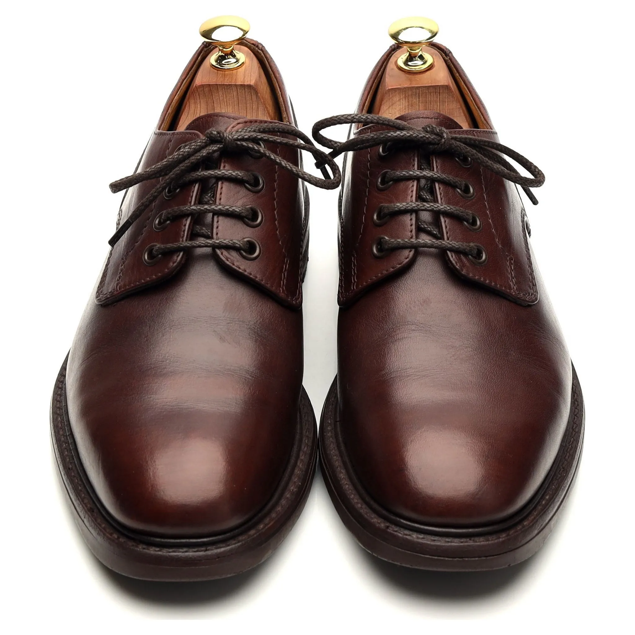 'Epsom II' Brown Leather Derby UK 8 F