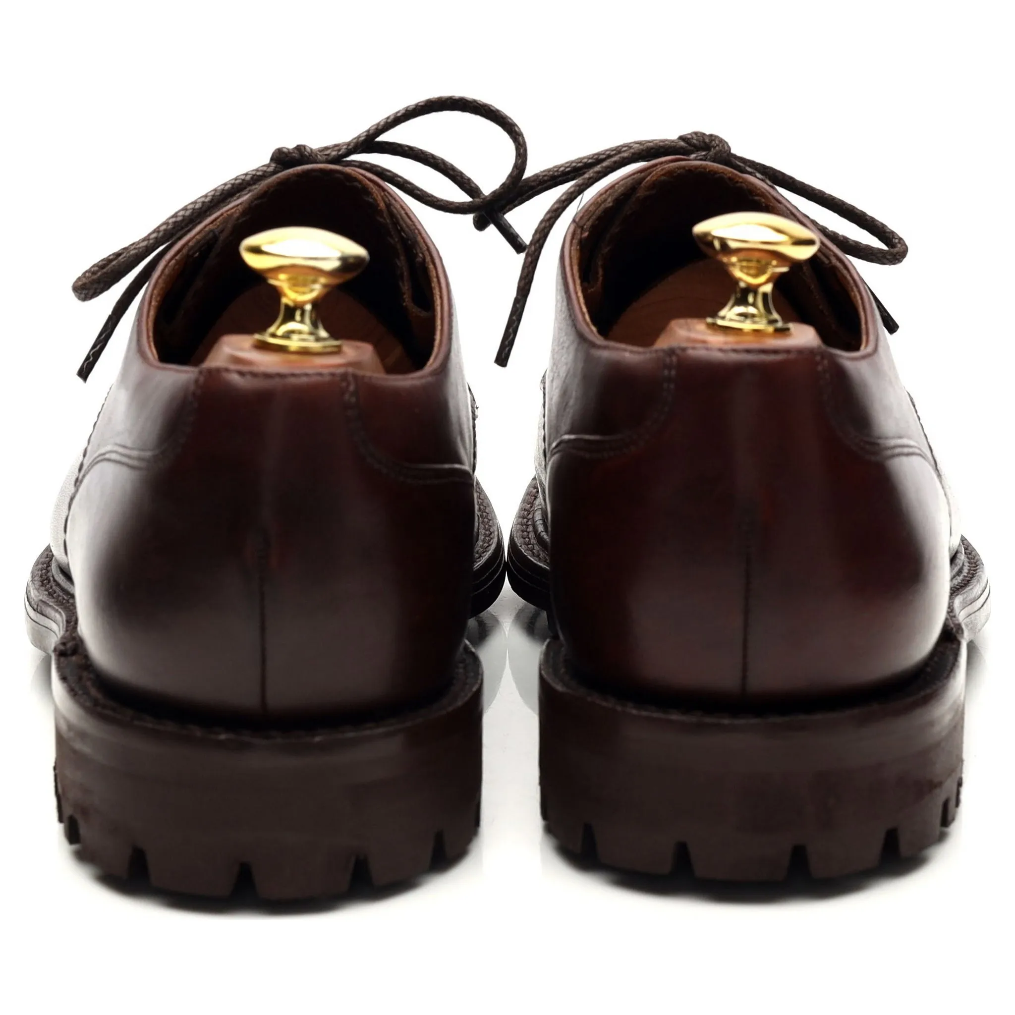 'Epsom II' Brown Leather Derby UK 8 F