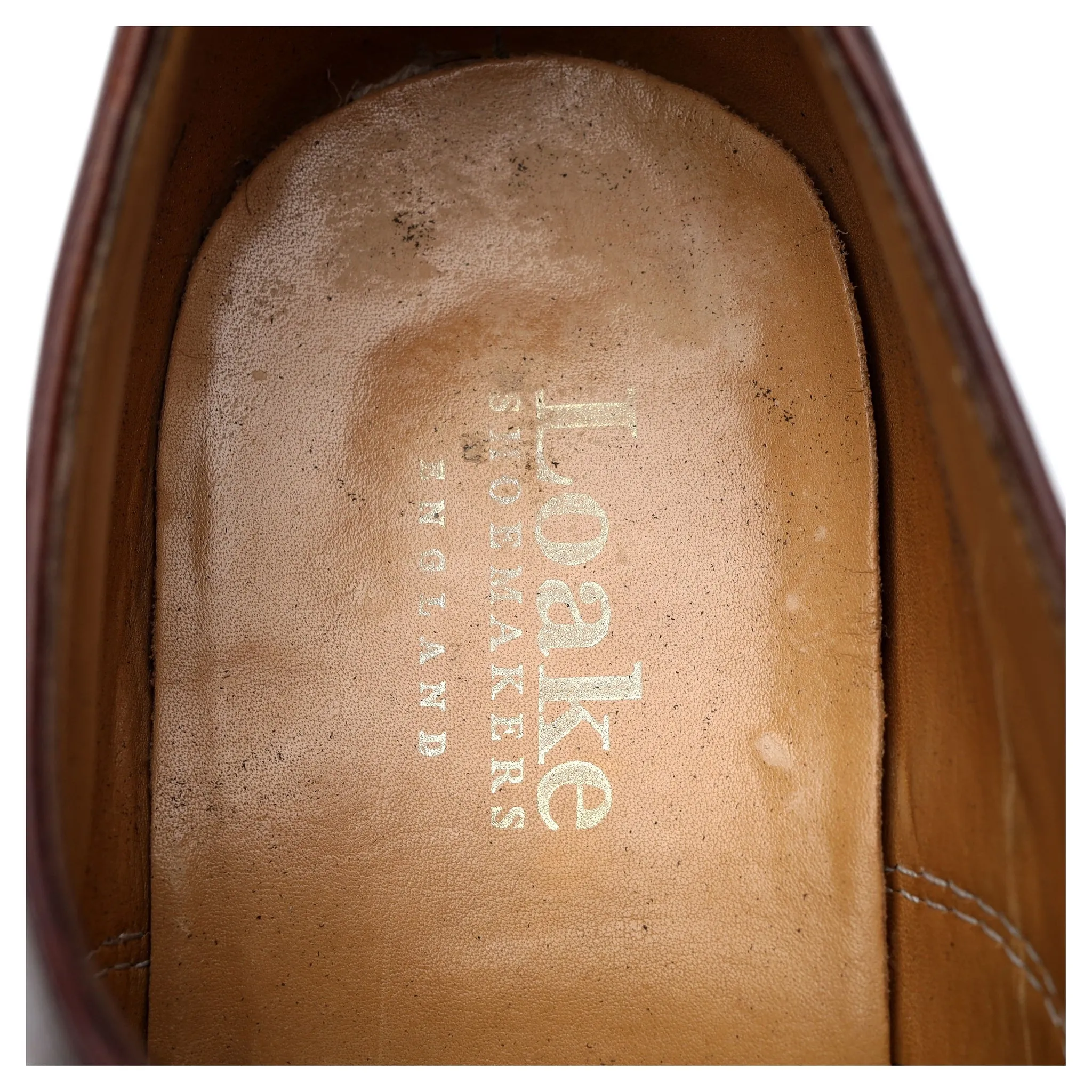 'Epsom II' Brown Leather Derby UK 8 F