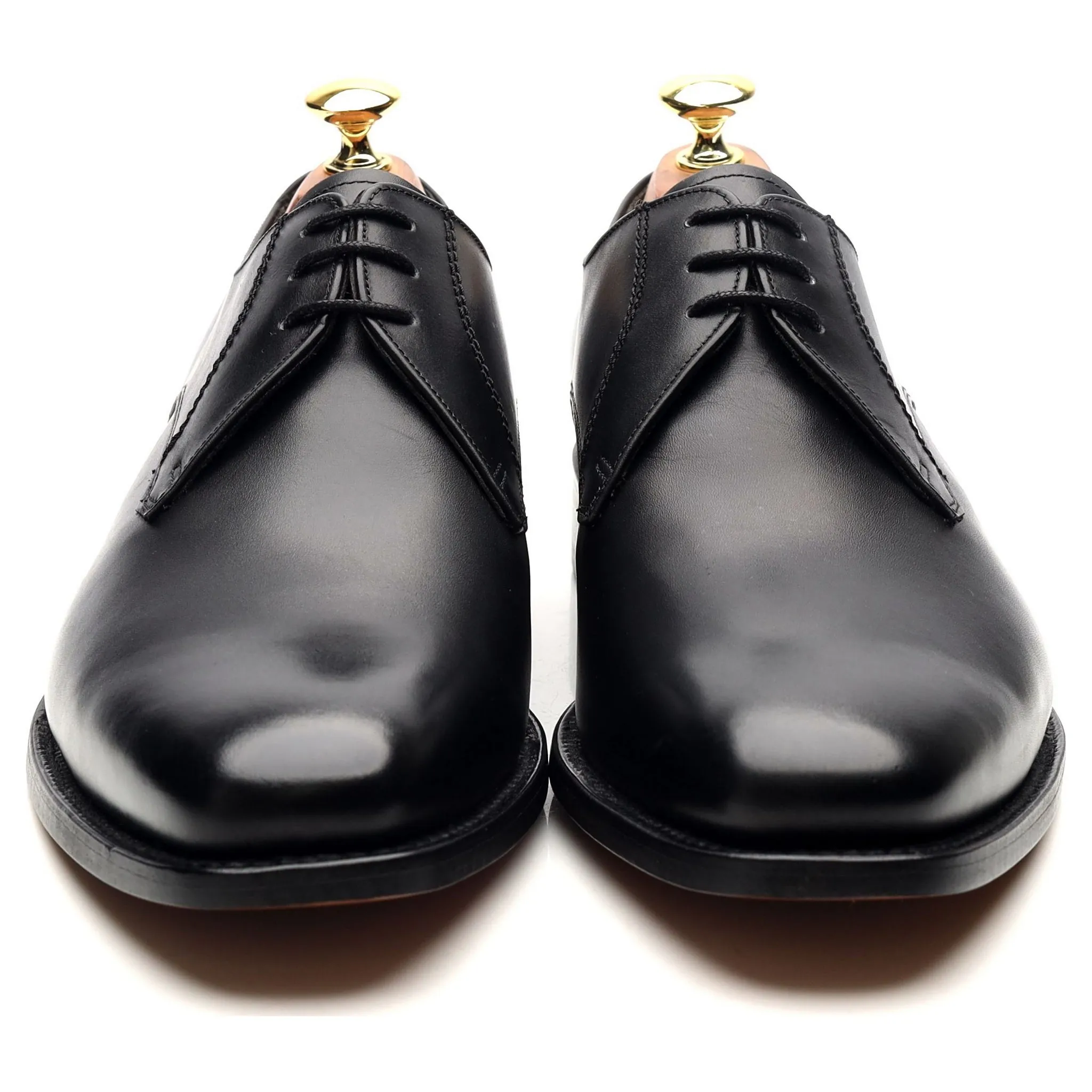 'Eton' Black Leather Derby UK 8 G