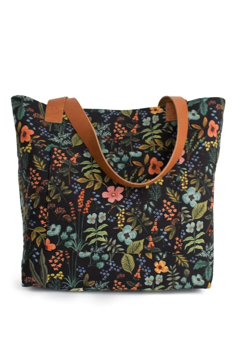 Evening Wildflower Everyday Canvas Tote Bag