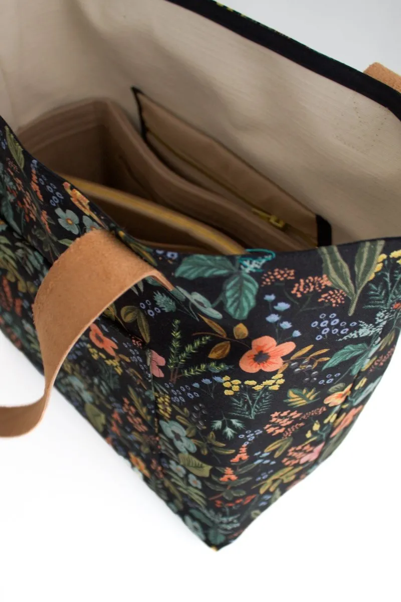 Evening Wildflower Everyday Canvas Tote Bag