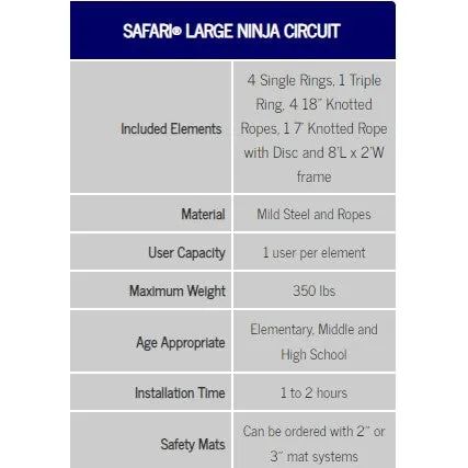 Everlast Climbing Safari® Large Ninja Circuit