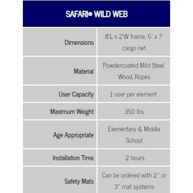 Everlast Climbing Safari® Wild Web