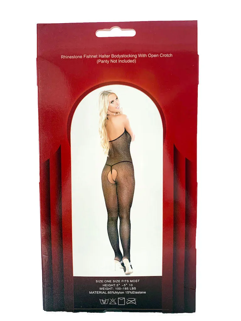 FishNet Rhinestone Bodystocking