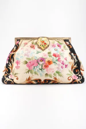 Floral Tapestry Clutch