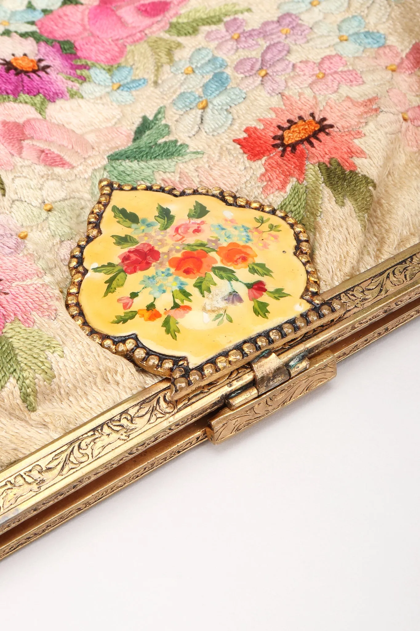 Floral Tapestry Clutch