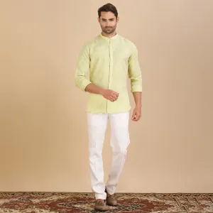 Fresh Fern Plain Green Shirt
