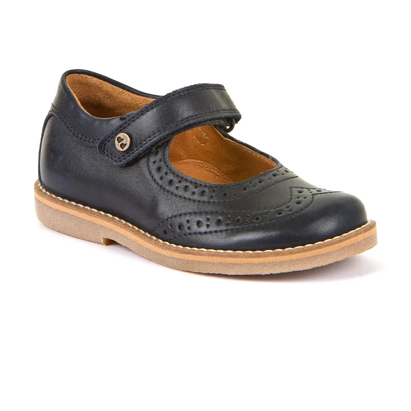 Froddo Daek Blue Leather Mary Janes