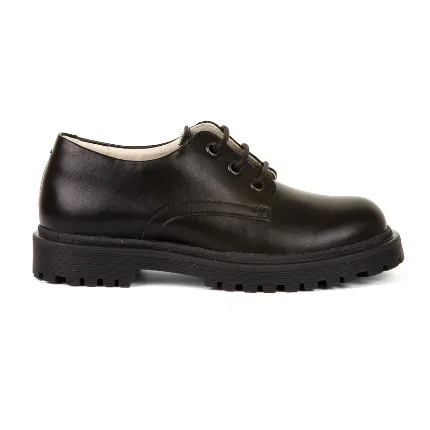 Froddo Lea Black Leather lace up school shoe