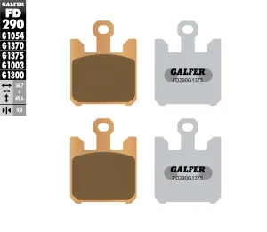 GALFER FD290G1375 HH Sintered Brake Pads