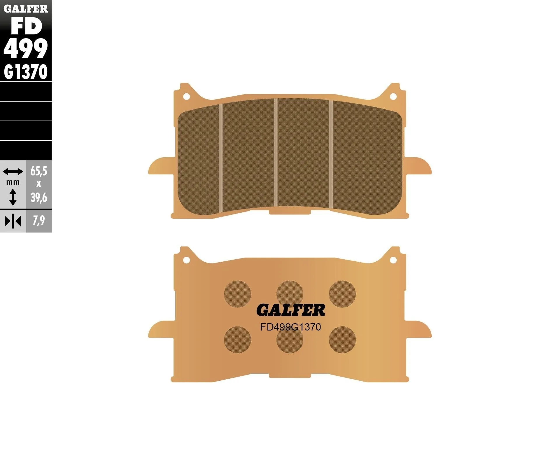 GALFER FD499G1370 HH Sintered Brake Pads