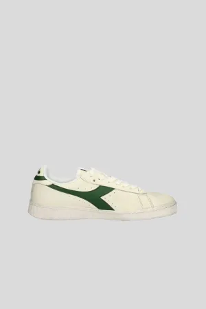 Game L Low Waxed - White/Fogliage