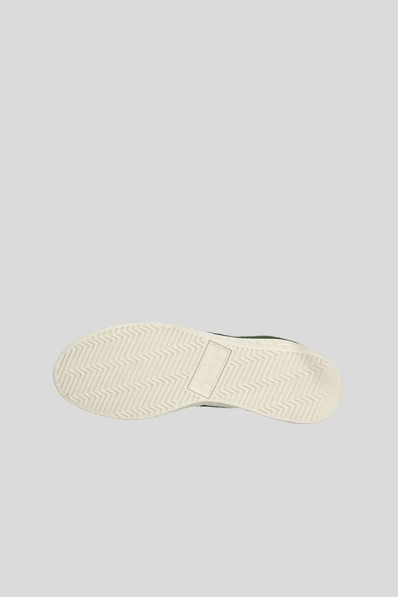Game L Low Waxed - White/Fogliage