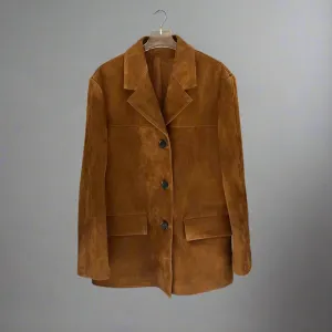 Genuine Leather Blazer