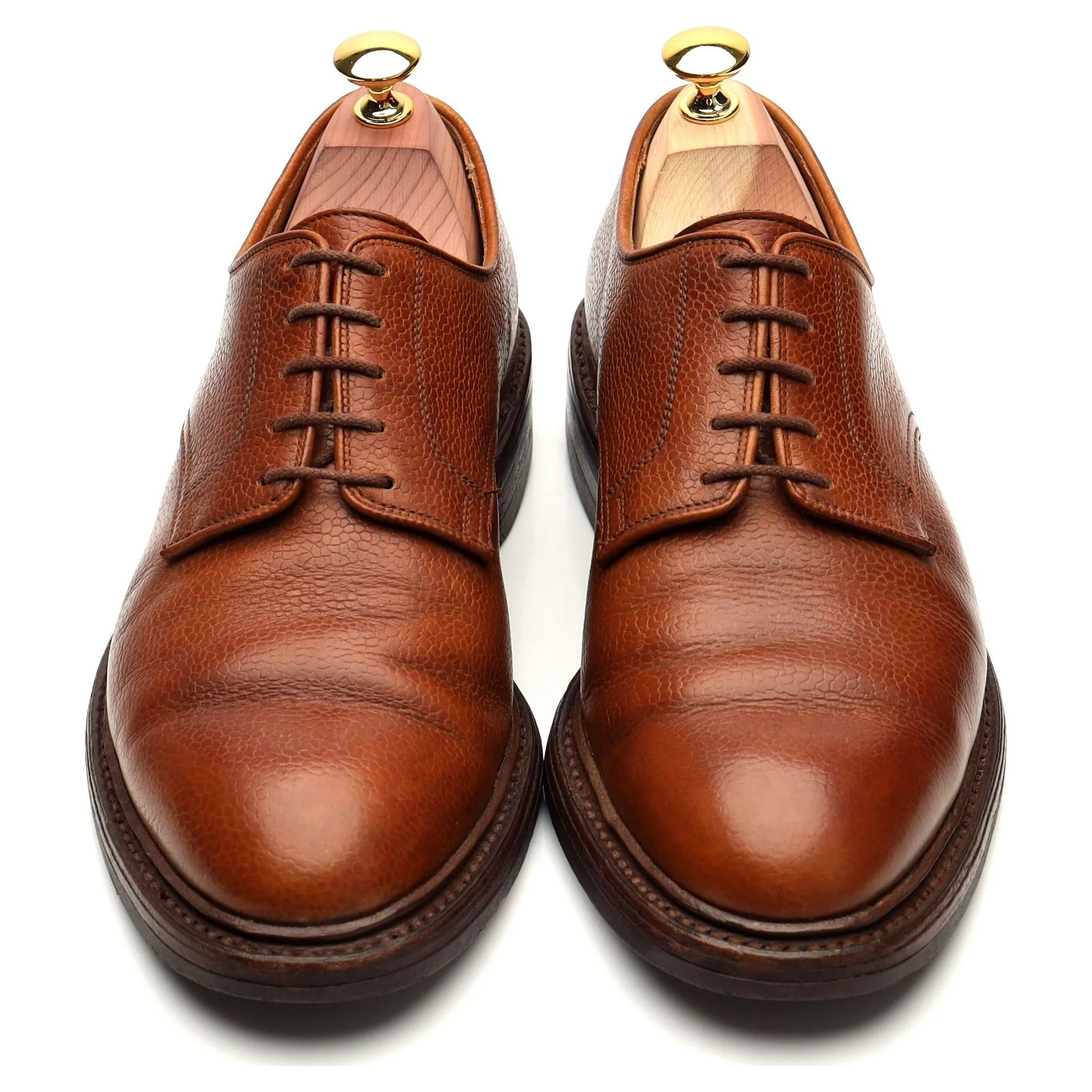 'Grasmere' Tan Brown Leather Derby UK 7.5 E