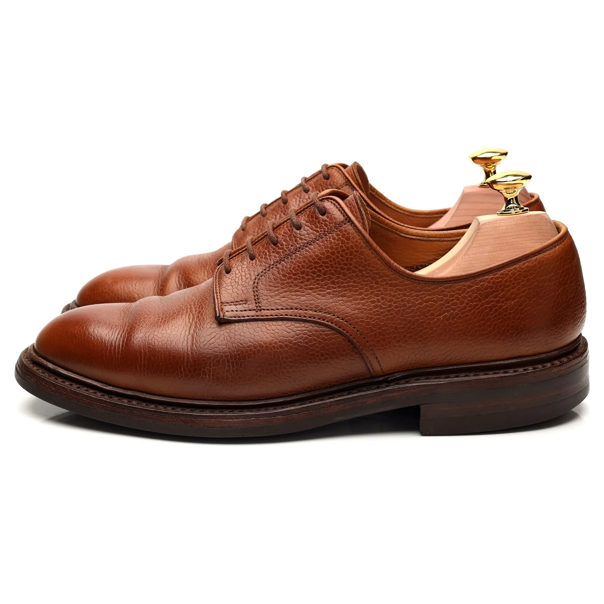 'Grasmere' Tan Brown Leather Derby UK 7.5 E
