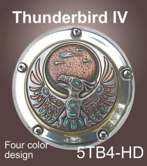 Harley Derby Cover Thunderbird IV Emblem - Harley Davidson Accessory