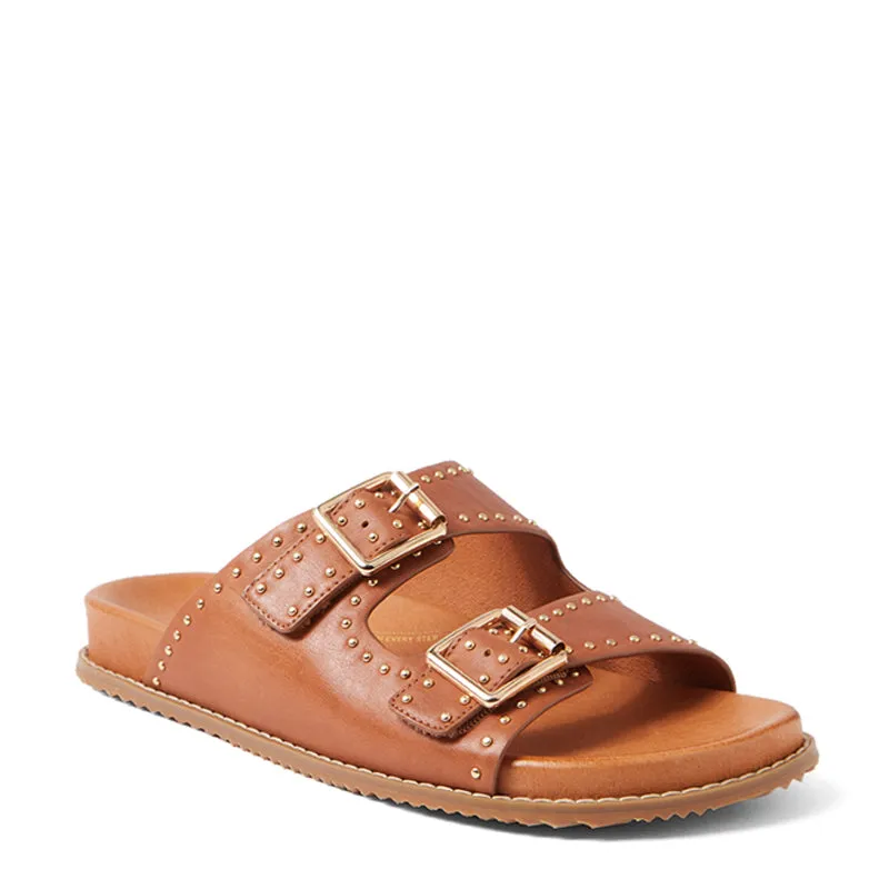 HAVRO W - TAN LEATHER PALE GOLD