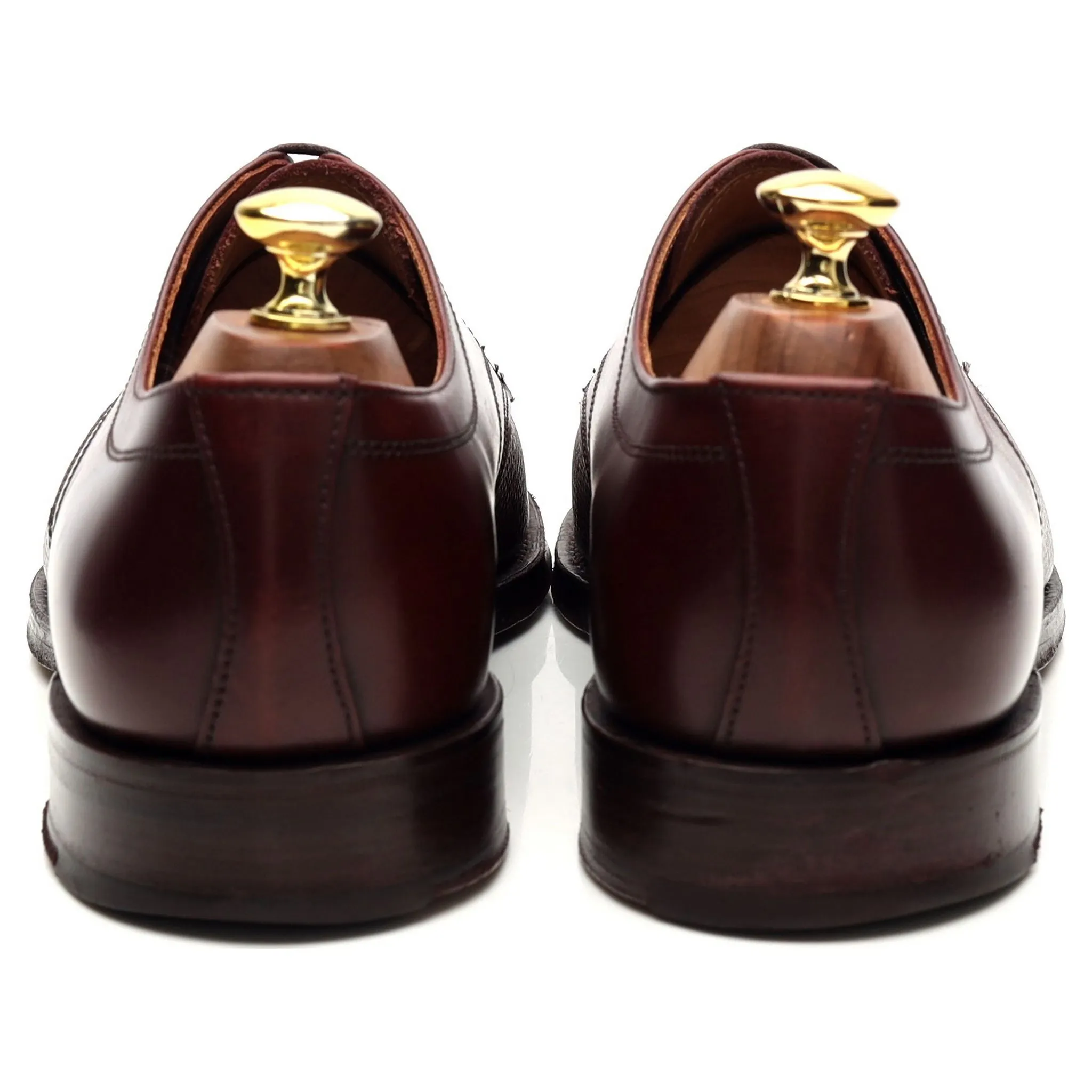 Herring 'Holcombe' Burgundy Leather Derby UK 8 F