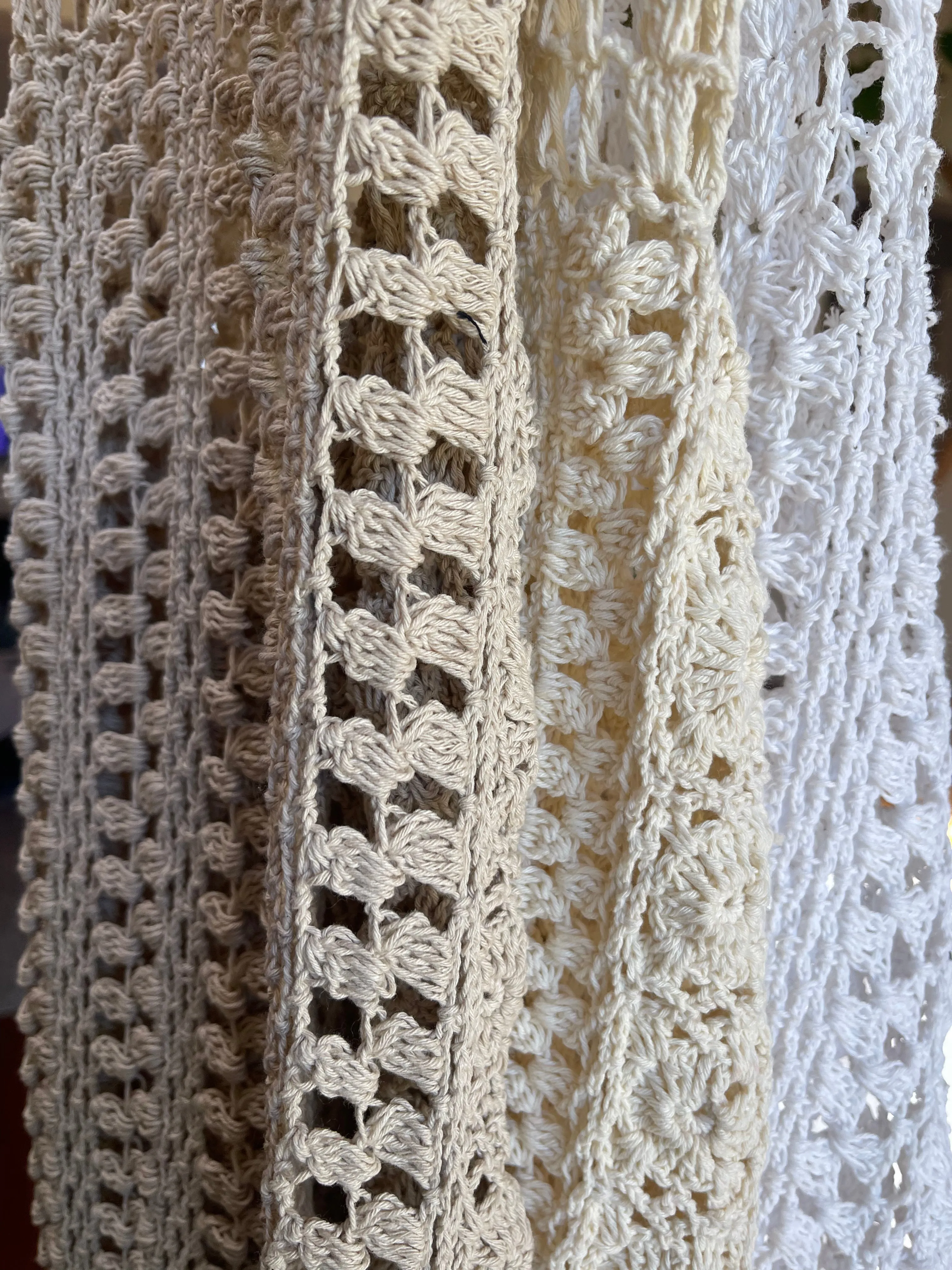 High-Slit / Halter Crochet Dress