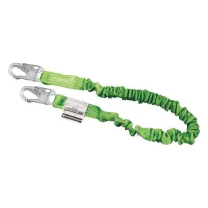 Honeywell Manyard® II Shock-Absorbing Lanyards, 310 lb Capacity, Locking Snap Hooks, 1 Leg, 216M-Z7/6FTGN