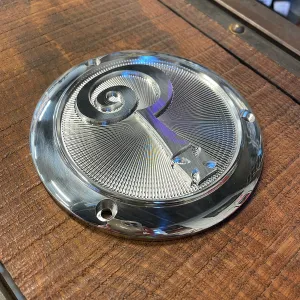 Indian Larry 3 Hole Derby Cover - Aluminum