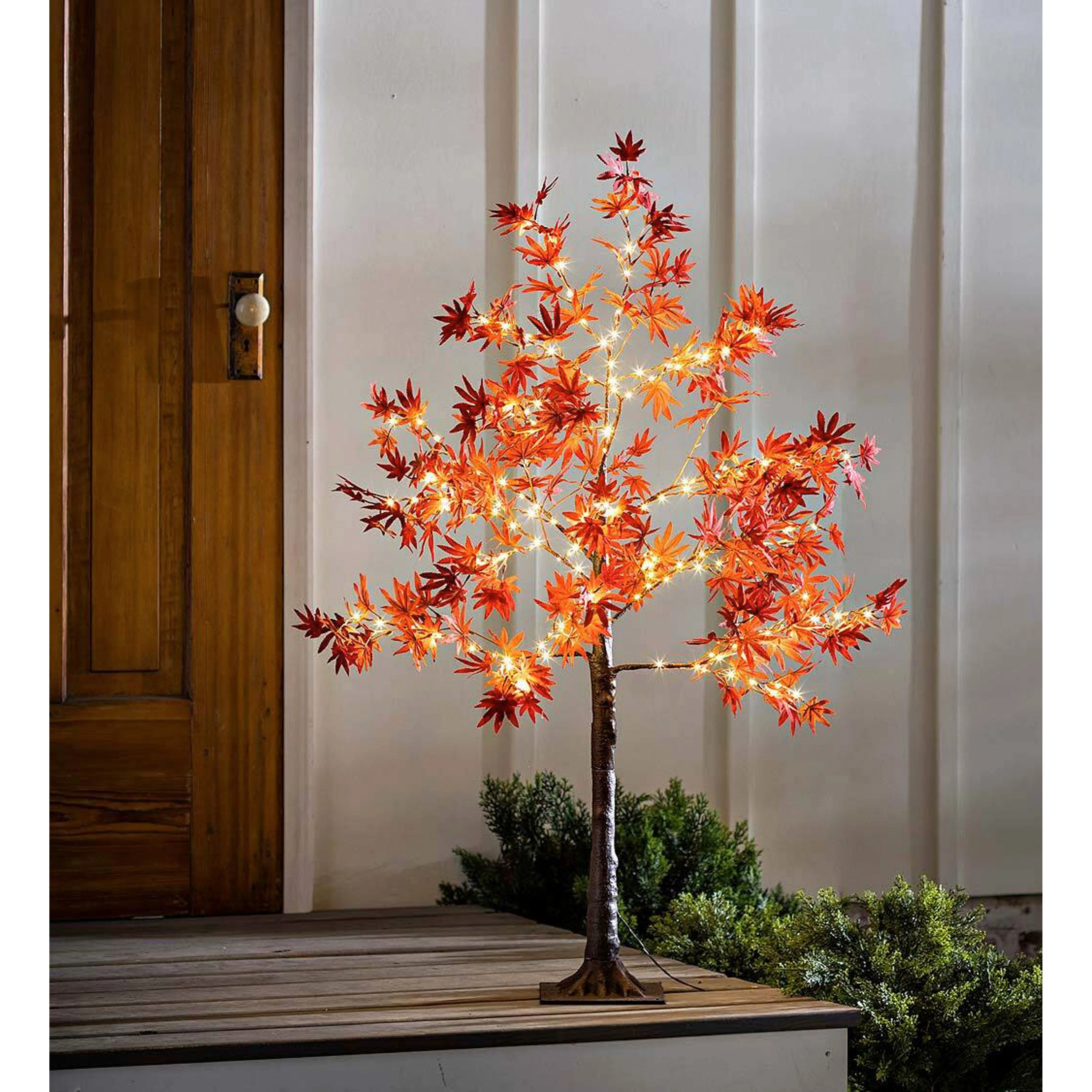 Indoor/Outdoor Electric  Japanese Maple Tree, 4' Tall,65r53