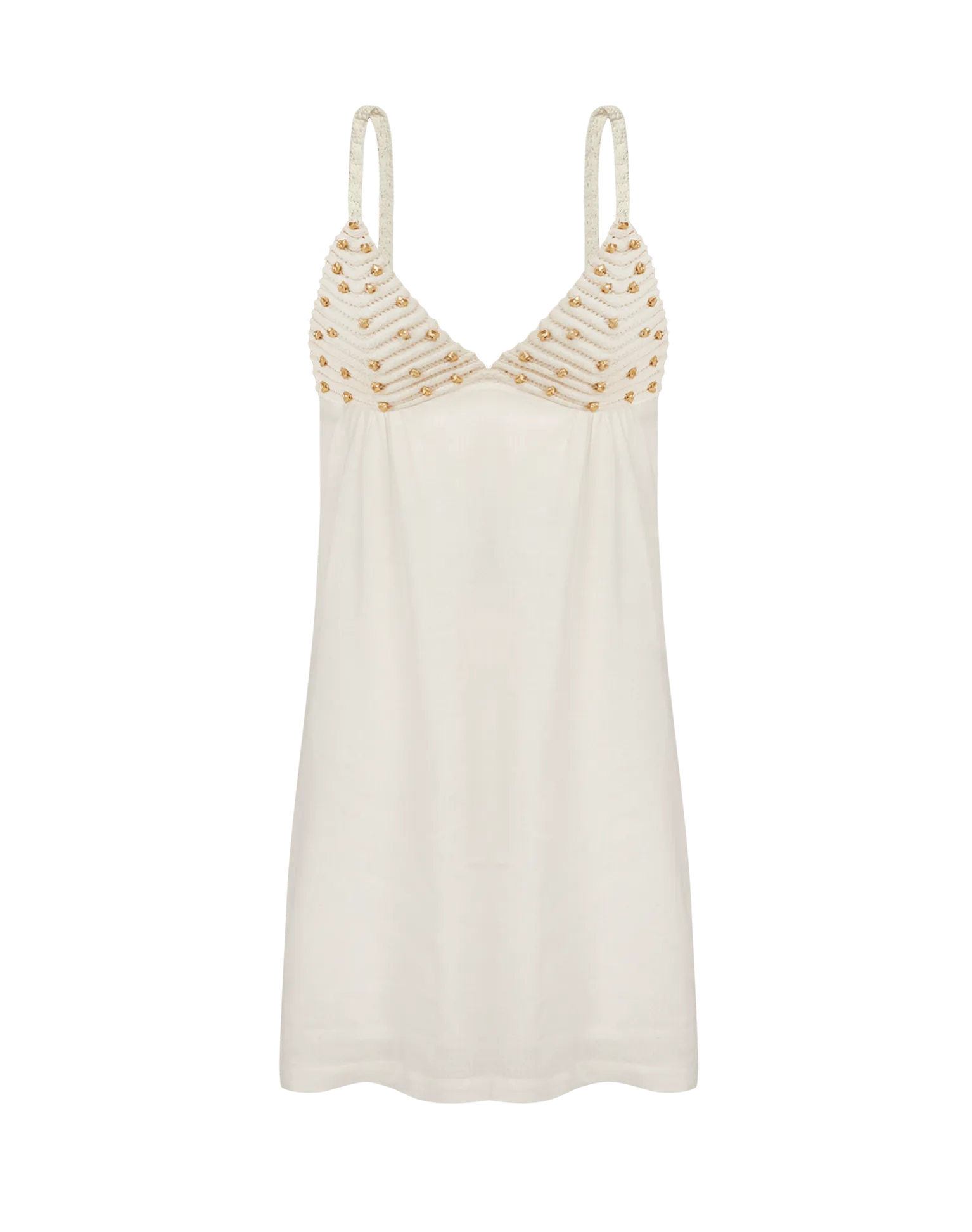 Ivy Short Dress - Off White