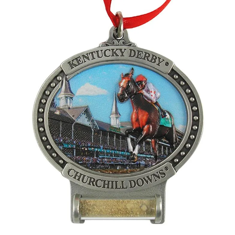Kentucky Derby Track Dirt Ornament