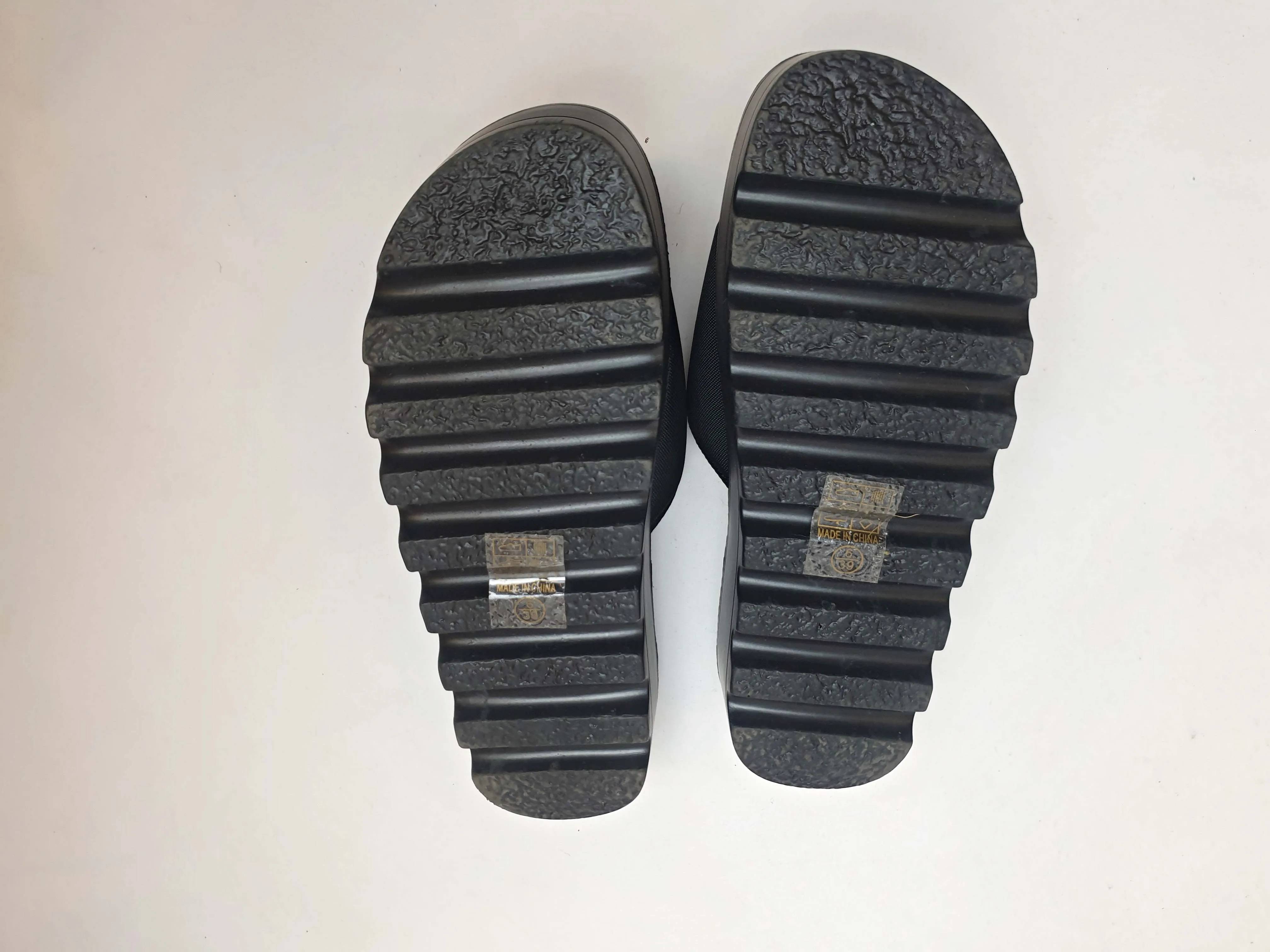 Koi Footwear black vegan friendly slide on sandals size 39