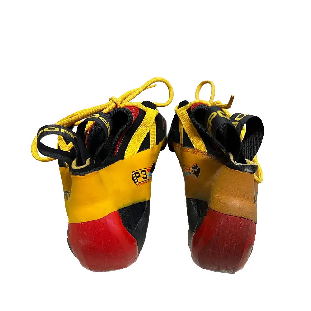 La Sportiva Genius Mens Climbing Shoe - Red/Yellow