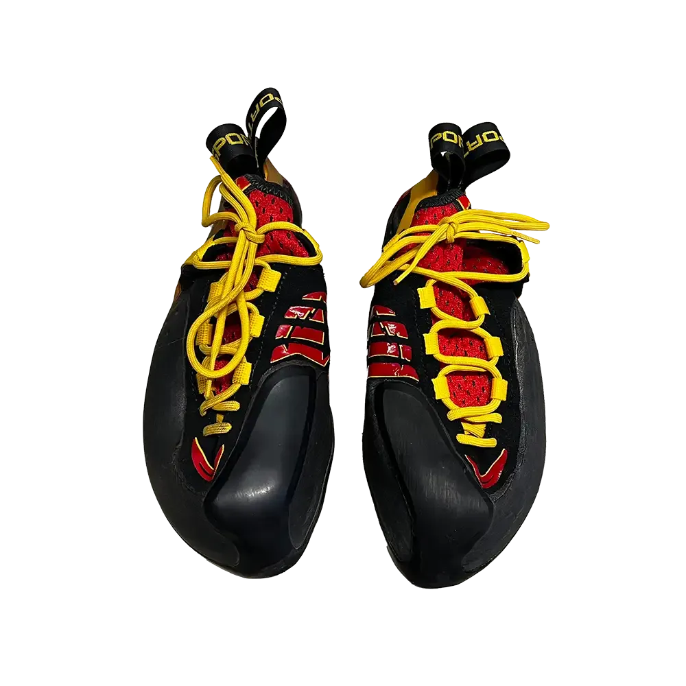 La Sportiva Genius Mens Climbing Shoe - Red/Yellow