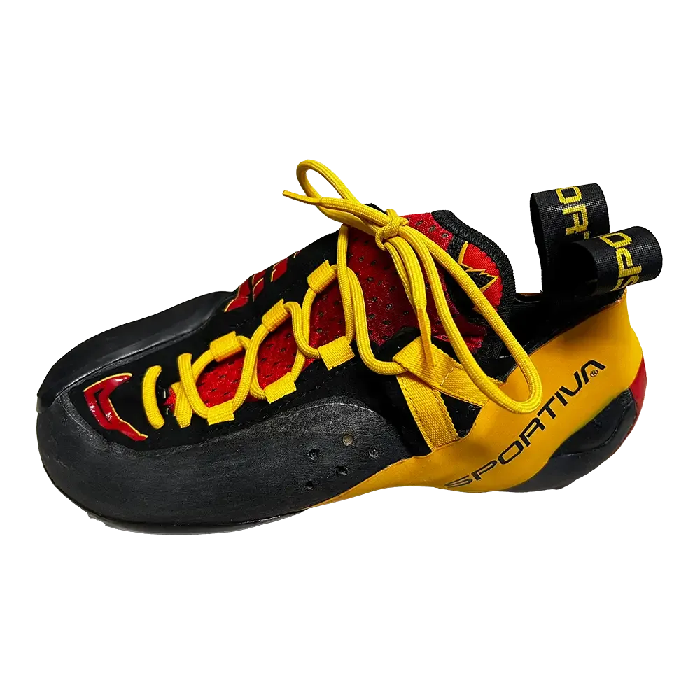 La Sportiva Genius Mens Climbing Shoe - Red/Yellow