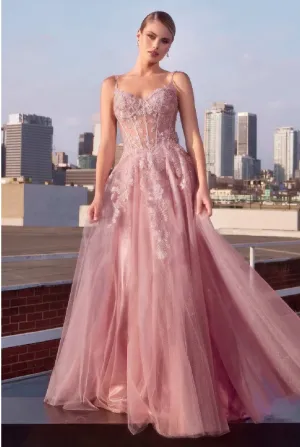 LaDivine by Cinderella Divine Evening Gown CDS533