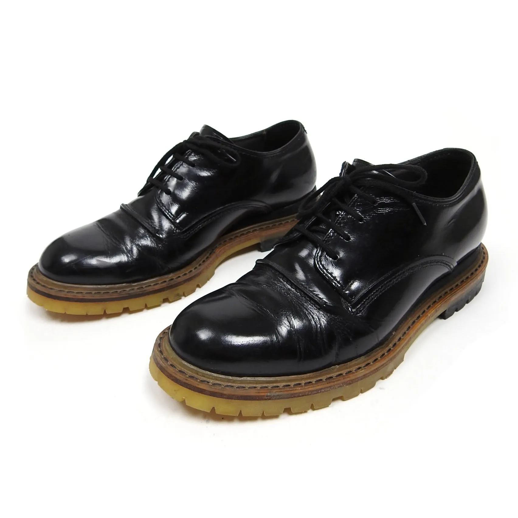 Lanvin Black Leather Derby Size 8