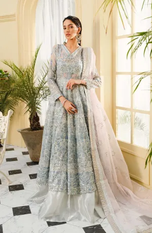 Latest Lehenga Dress for Wedding is Silver Color #PF422
