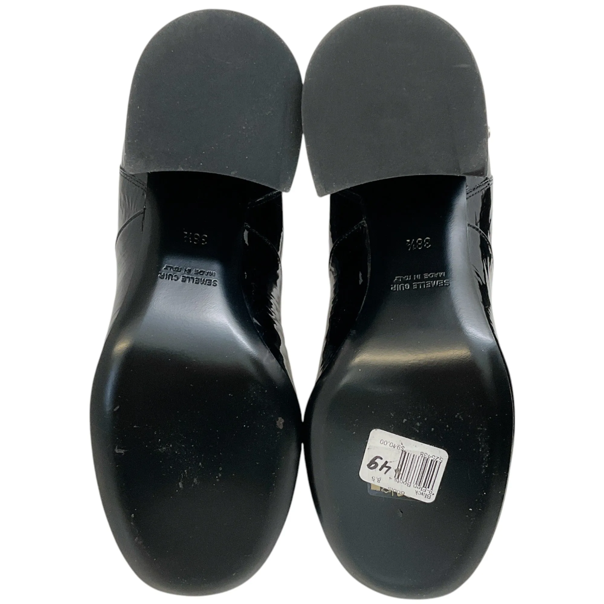 Laurence Dacade Black Patent Leather Elen Boots