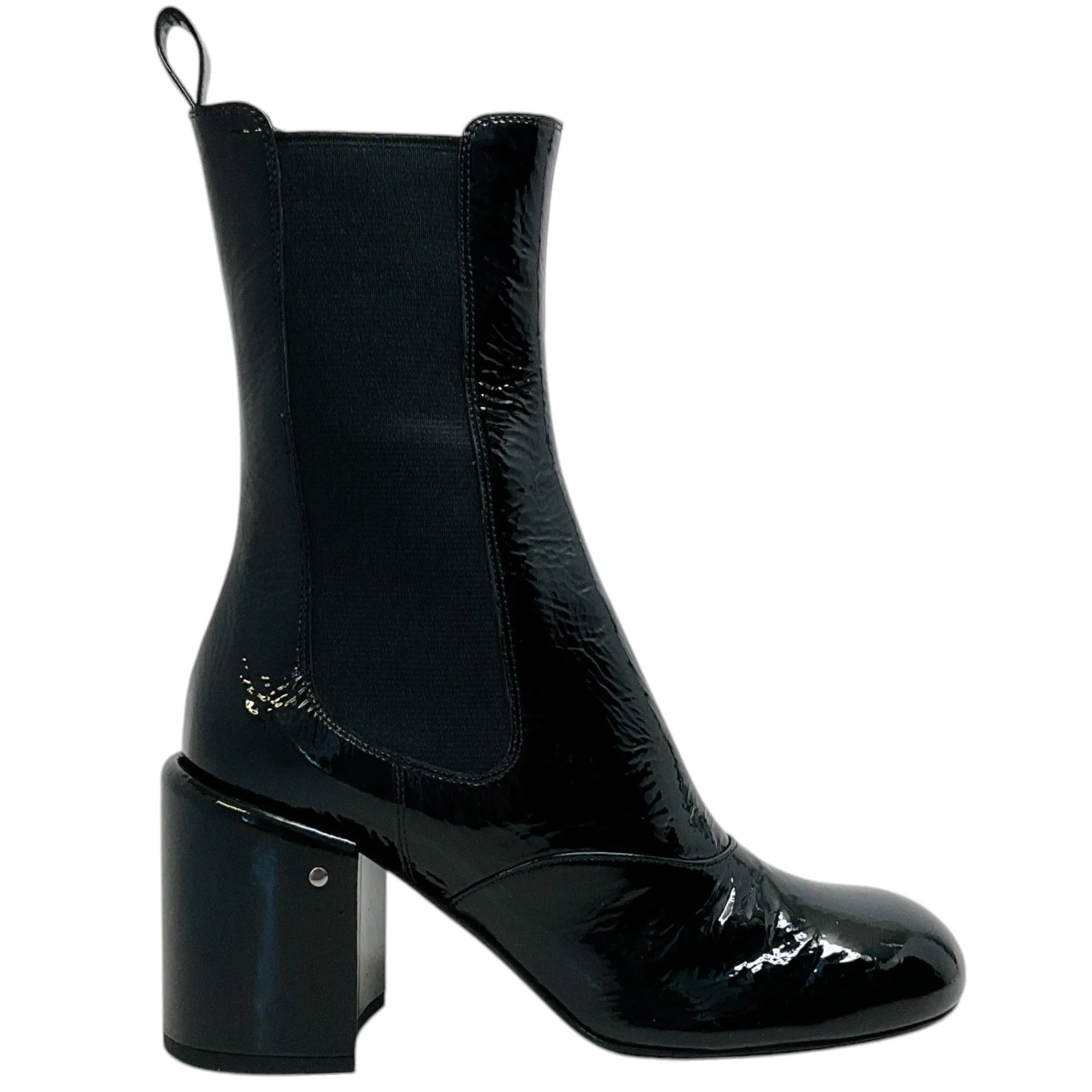 Laurence Dacade Black Patent Leather Elen Boots