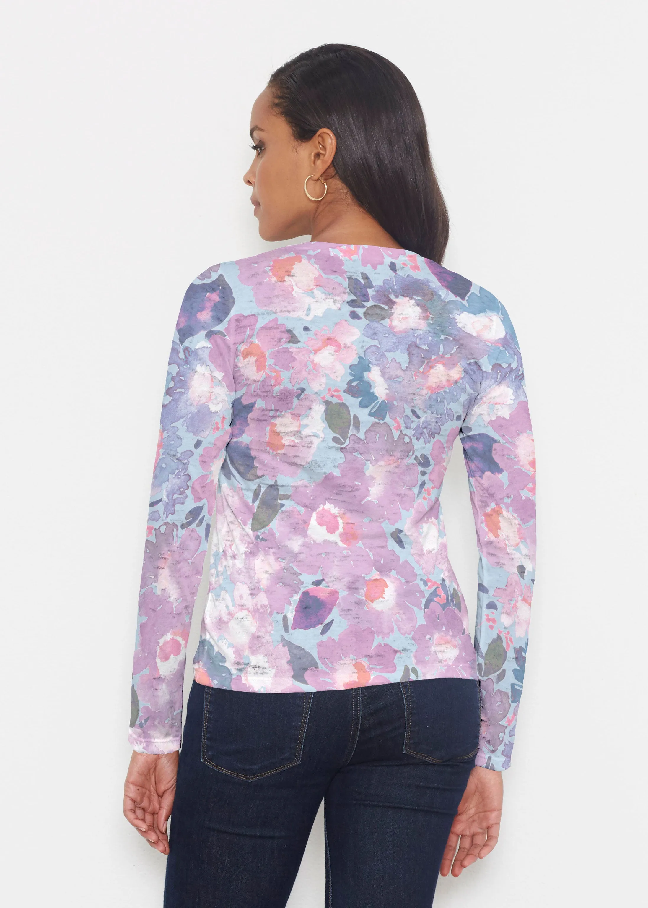 Lilac (16255) ~ Signature Long Sleeve Crew Shirt