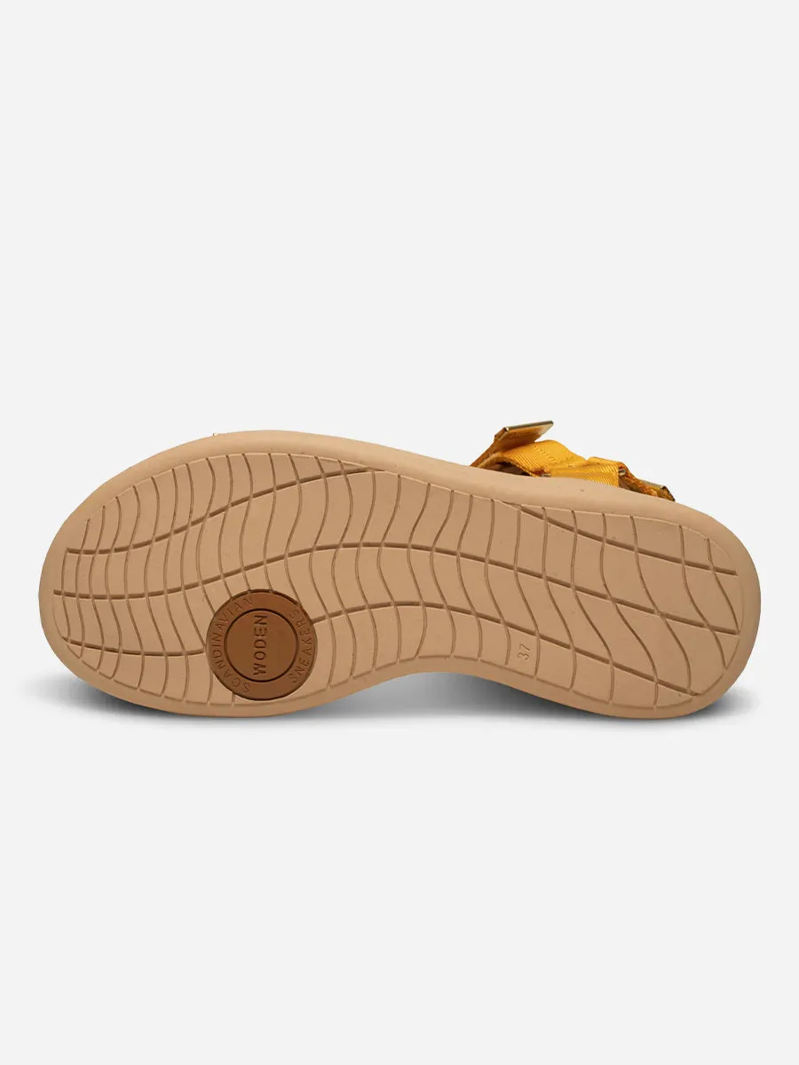Line Sandals - Old Gold