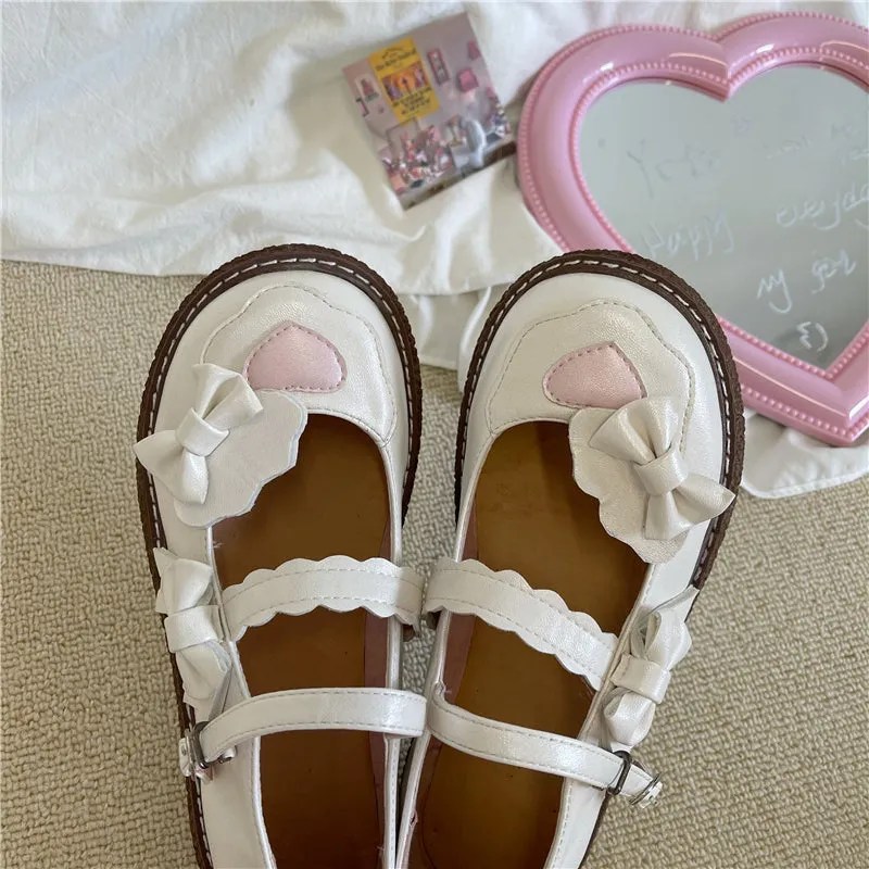LOLITA CUTE BOW LOVE SHOES UB2761