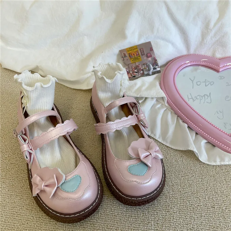 LOLITA CUTE BOW LOVE SHOES UB2761