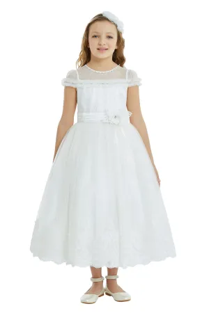 Long Lace Teen Dress
