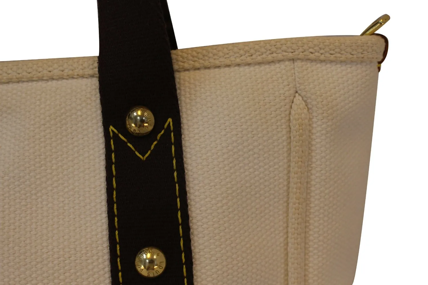 LOUIS VUITTON Limited Edition Cream Canvas Antigua Cabas MM Bag - Final Call