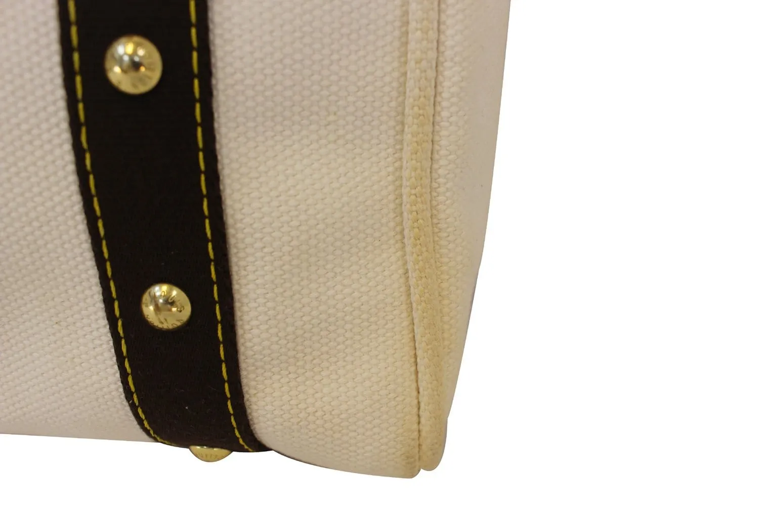 LOUIS VUITTON Limited Edition Cream Canvas Antigua Cabas MM Bag - Final Call