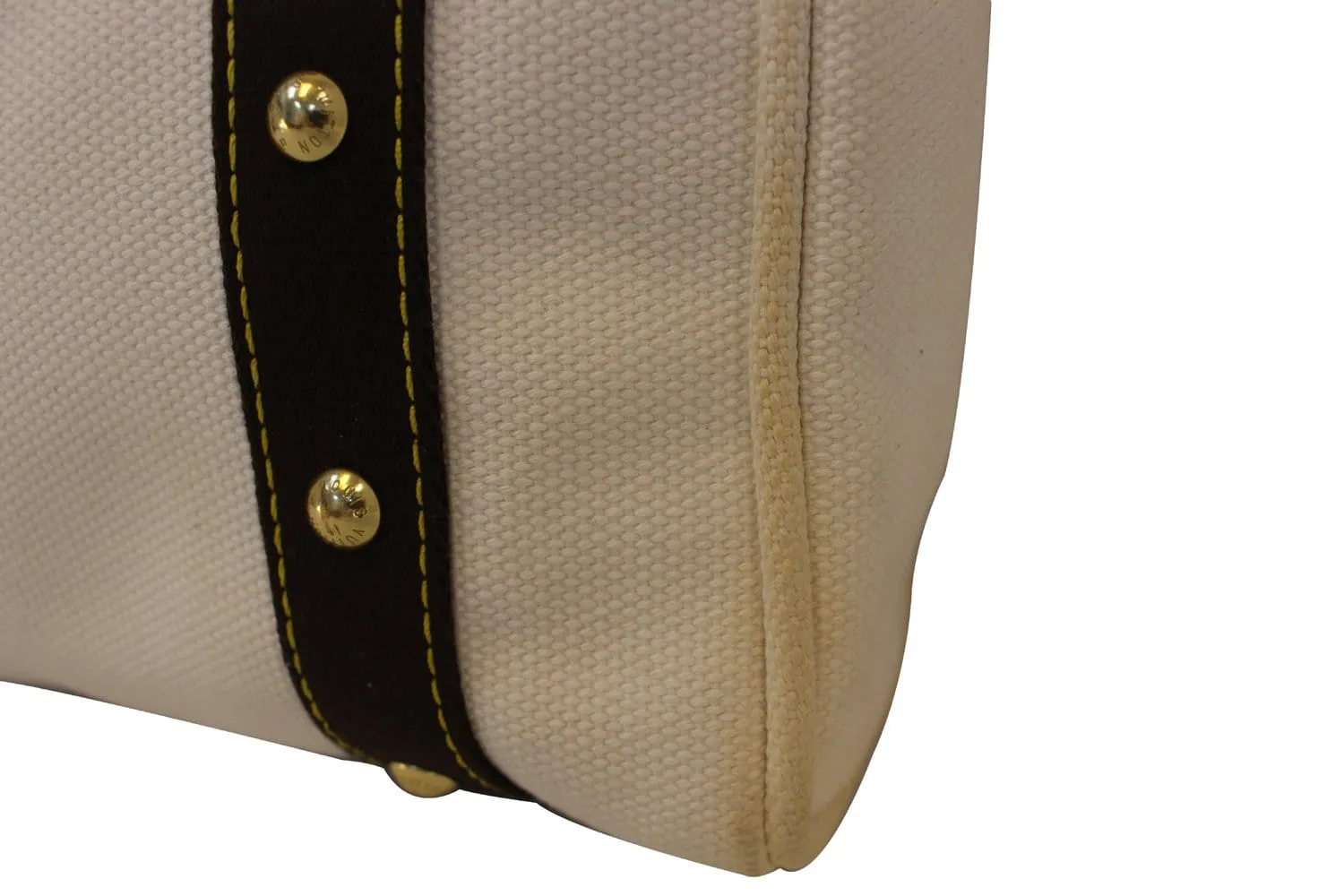 LOUIS VUITTON Limited Edition Cream Canvas Antigua Cabas MM Bag - Final Call