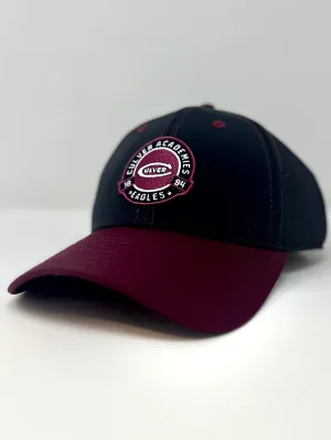 Low Profile Perforated Gamechanger Hat - Maroon & Black