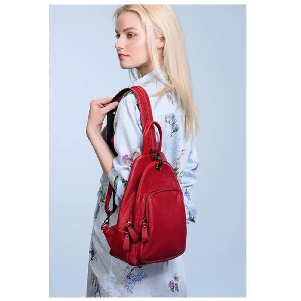 <bold>Casual Day Backpack <br>Vegan-Leather