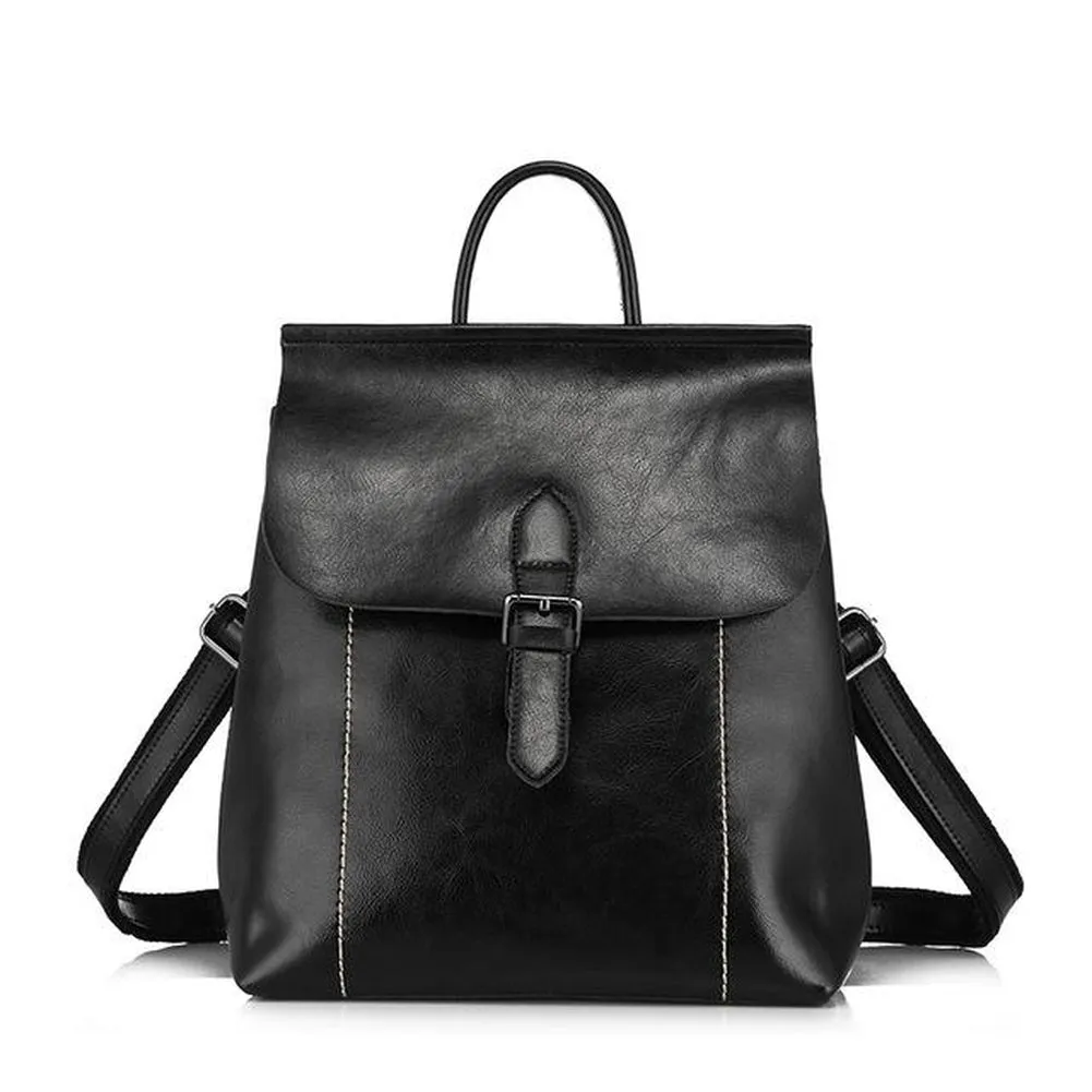 <bold>Fashion Backpack  <br>Genuine-Leather
